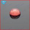Huagang pedra preciosa redonda plana superfície lisa zircônio laranja pedra solta superfície curva zircônio vermelho alaranjado cz pedra branca aaa