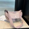 Bolsa Pequena Feminina 2024 Nova Simples Moda Ombro Transversal Bolsa Feminina Estilosa Casual Esportes Montaria Transversal