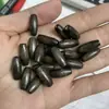 Materiais DIY, Diversas Contas de Madeira, Contas de Madeira em Formato de Oliva, Joias Artesanais, Acessórios de Contas Tubulares de Madeira Marrom