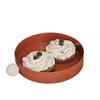 Venta al por mayor Estilo Silencioso Blanco Adornos de Mesa de Postre Decoración de Mesa de Boda Soporte de Exhibición de Plato para Pastel de Cumpleaños Snack Dorado