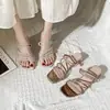 Zapatos, Pantuflas, Sandalias de Tacón Grueso, Pantuflas de Tacón Medio y Alto, Zapatos de Uso Bidireccional, Sandalias y Pantuflas para Mujer, Zapatos de Exterior de Verano, Nuevo Estilo Verano y Otoño 2025