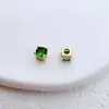 4mm Cobre Banhado a Ouro Zircônia de Vidro Quatro Garras Mini Redondo Contas Contas Acessórios de Joias DIY Material para Pulseira Colar