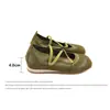 ¡En stock, se envía al instante! Zapatos Mary Jane estilo Ballet del mismo estilo que Mamá Uva para Mujer, Aumento de Altura de 5 cm, Punta Cuadrada, Correa Cruzada, Zapatos Casuales