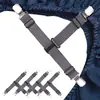 2025 Clip Fijador Popular para Sábana Triángulo Banda Elástica Ajustable Mantel Cortina Clip Metálico Funda de Sofá Asiento