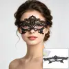 Accesorios de Halloween Set de Máscara de Encaje de Media Cara Collar Gótico Diadema Pendientes Guantes Máscara de Ojos de Mascarada