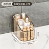 Caixa de Armazenamento Transparente Organizador de Cosméticos Mesa Simples Armazenamento por Compartimentos Porta Batom Pincel de Maquiagem Porta Caneta Rack de Armazenamento Caixa