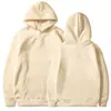 Aliexpress Sudadera de Moda para Hombre Fabricante Venta al por Mayor Sudadera de Terciopelo de Poliéster Sudadera Deportiva Casual 220g