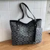 Bolsa tote estilosa com estampa e textura de alta qualidade, versátil e perfeita para o uso diário, grande capacidade, bolsa de ombro fashion e moderna
