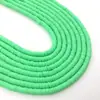 Cerámica Suave Transfronteriza Cerámica Suave Colorida Discos Almohadilla de 6 mm Cuentas Pulsera Collar Accesorios de Joyería Estilo Bohemio Cerámica Suave