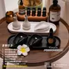 Quemador de Aceites Esenciales de Cerámica Botella de Aceite Esencial Figura Herramienta Dispensadora de Producto Set de Exhibición Decorativo Tazón para Mezclas SPA Olla para Aceites Esenciales