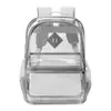 Mochila Transparente de PVC para Amazon Transfronterizo Unisex Impermeable Mochila de Viaje Mochila Transparente de Gelatina