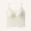 X3 # Ropa Interior de Camisola de Encaje para Mujer con Almohadillas de Sujetador Integradas, No Necesita Usar Sujetador, Moldeado Ligero, Adelgazante, Capa Base, Hermoso Estilo de Espalda.