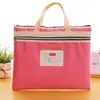 Bolsa de archivo para estudiantes, bolsa portátil con cremallera, bolsa de doble capa para guardar libros, exámenes y papeles.