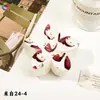 Qiyue transfronteiriço Europa e Estados Unidos impressão UV grampo de cabelo bauhinia flor de ovo clip de tubarão clipe de flor moda criativa atacado