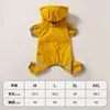 Impermeable para Perro de Cuatro Patas Todo Incluido, Impermeable y Cortavientos, Ropa Exterior para Perros Pequeños Bichon Teddy, Traje de Esquí, Capa de Lluvia para Uso en Exteriores en Clima Lluvioso