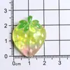 Accesorios de resina de dibujos animados para manualidades con agujeros, pinzas para el pelo de pegamento de crema de fresa, fundas de teléfono, dijes para zapatos, llaveros, colgantes