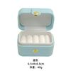 Caja de Joyería Mini Anillo y Pendientes con Patrón de Cruz, Caja de Joyería de Alta Gama, Superventas Transfronterizos, Caja de Regalo de Venta Directa de Fábrica
