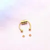 Sem Piercing Cruz Amazônica Clip Magnético de Nariz Galvanizado Aço Inoxidável Joia de Nariz Personalizada Argola de Nariz Conveniente Pequena Atacado