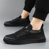 Zapatos Casuales para Hombre Transfronterizos 2026 Nuevo Estilo Mocasines Slip-On Malla Transpirable Fly-Knit Zapatos Casuales para Hombre