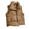 Nuevo Chaleco de Algodón sin Mangas para Mujer Ropa Exterior Tendencia Otoño e Invierno Chaleco Sencillo Chaleco de Algodón Mayoreo