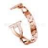 Para Samsung galaxy watch 46mm banda de acero con diamantes en forma de X banda de reloj de acero inoxidable con pedrería