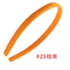 Set de Diademas de Satén de 1 cm Diadema de Plástico Estilo Coreano Transfronterizo Diadema de Satén Diadema de Color Caramelo Fabricante