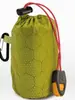 Saco de Dormir Multifuncional Aislado con PE Saco de Dormir Térmico Engrosado Naranja para Exteriores Emergencia Impermeable Resistente al Frío Especial para Supervivencia