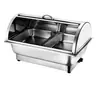 Calentador de Alimentos Eléctrico para Buffet de Hotel Baño María Estufa Cantina Comida Rápida Buffet Recipiente Aislado Olla Aislada Comercial