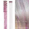 Lentejuela de alambre dorado láser para el cabello Amazon nuevo clip de alambre metálico europeo y americano para el cabello fiesta peluca