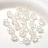 Pulsera de Abalorios de Estrella de Cinco Puntas Color Mate Chapado en Acrílico Hecho a Mano DIY Abalorios Sueltos Cadena para Teléfono Pulsera Collar Accesorios de Joyería