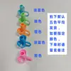 Porta-Caneta Corretivo Popular Transfronteiriço para Crianças Aprenderem a Escrever Capa de Caneta de Plástico Macio para Alunos do Ensino Fundamental Papelaria Presente Multicor