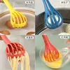 Batidor de Huevos Tres en Uno, Batidor Manual Multifuncional, Pinza para Fideos, Pinza para Huevos, Herramienta para Hornear, Aparato Doméstico para Batir Huevos