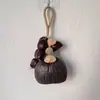 Bolsa de sonajero con cáscara de fruta, amuleto, recuerdo de viaje de Dali, llavero de sanación sonora hecho a mano con campana, cáscara de fruta, otro, otro