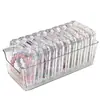 Caixa de Armazenamento de Pulseiras Joias Caixa de Joias Portátil Pulseira Pulseira Tampa Flip-Top Anti-Oxidação Caixa Organizadora de Mesa