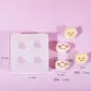 Nuevo Juguete de Comida Molde Pequeño Pinza de Nariz Huevo Tarta Oso Pan DIY Pinza Molde de Silicona Grado Alimenticio
