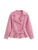 Atacado transfronteiriço de roupas femininas: Estilo europeu e americano, moderno e casual, cor sólida, conjunto de outerwear ajustado + saia midi que afina a silhueta