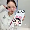 Funda de Teléfono Divertida Linda de Lunares Biyer Ilustración de Niña Pequeña 17 Aplicable 18 Pro Apple 18 Pro Max