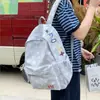 Mochila Dupla com Estrela Estilo Americano para Meninos e Meninas Alunos do Ensino Fundamental II e Médio Mochila Escolar de Grande Capacidade Leve Alta Aparência Mochila Simples