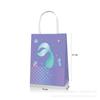 BD058 Amazon Mermaid Ocean Underwater World Shell Party Acompanha Presente Kraft Sacola de Papel