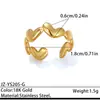 Anillo Versátil de Acero Inoxidable para Mujer de Moda Transfronteriza, Anillo Prensado al Aceite de Acero de Titanio, Anillo de Diseño de Nicho Ajustable Que No Se Desvanece