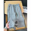 Calças pantalona super versáteis, estilosas e casuais para outono e inverno, com corte relaxed, uso em duas posições, cordão e estilo Harajuku.