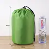 Bolsa de Nylon a Cuadros con Cordón Bolsa Cilíndrica con Cordón Bolsa de Almacenamiento para Chaqueta de Plumas Bolsa con Cordón Bolsa Organizadora de Viaje Bolsa de Empaque