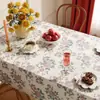 Mantel fresco y simple, no lavable, impermeable, a prueba de aceite, resistente al calor, mantel rectangular de PVC para comedor, lujo ligero con una sensación de alta gama, mantel para mesa de centro