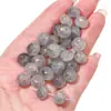 Ábaco Dorado Manchado de Vidrio Cuentas Planas Cuentas Redondas Pulsera de Cuentas Hecha a Mano DIY Collar Accesorios de Joyería de Cuentas Sueltas Venta al por Mayor