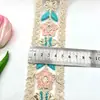 Estilo Étnico Lentejuelas Código de Barras Accesorios Malla Bordado Encaje Multicolor Ropa Decoración Dinastía Han Hecho a Mano DIY Cinta