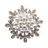 Broche de temperamento de moda para mujer, broche de alta gama con corpiño de perlas atmosférico, broche de traje de Joker, una generación de cabello