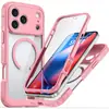 Funda transparente a prueba de golpes, agua y polvo para Apple 17/18pro/17/18pm con atracción magnética MagSafe y protección contra caídas para exteriores