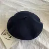 Boina de Lã Colorida Chapéu de Pintor para Mulheres Adultas Outono e Inverno Estilo Coreano Mori Girl Chapéu Boina Retrô
