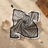 Nuevo bufanda de algodón y lino con flecos, patrón de espiga de los años 70, para otoño e invierno, para mujer, pañuelo para la cabeza de moda, bufanda para el cuello, chal pequeño versátil, chal de cuero, bufanda