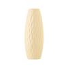 Jarrón Cerámico Beige Estilo Ins Minimalista Shumen, Pieza Decorativa de Lujo Ligero de Gama Alta para Sala de Estar Arreglo Floral Hidropónico